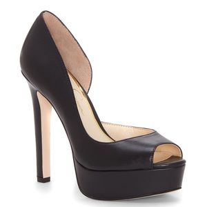 Jessica Simpson Martella d’Orsay leather pumps